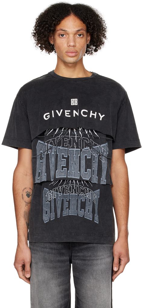 givenchy shirt grey|givenchy t shirt price.